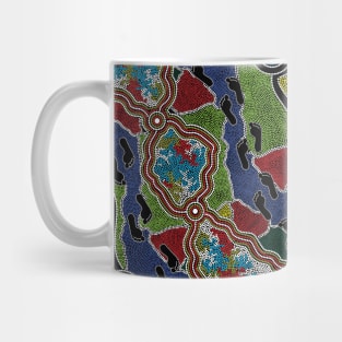 Aboriginal Art - Walking The Land 2 Mug